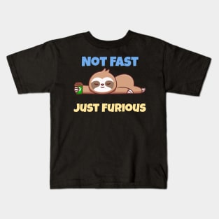 Not Fast Just Furious Kids T-Shirt